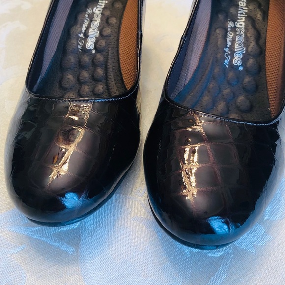 Walking Cradles Joy brown patent croco - Picture 3 of 12